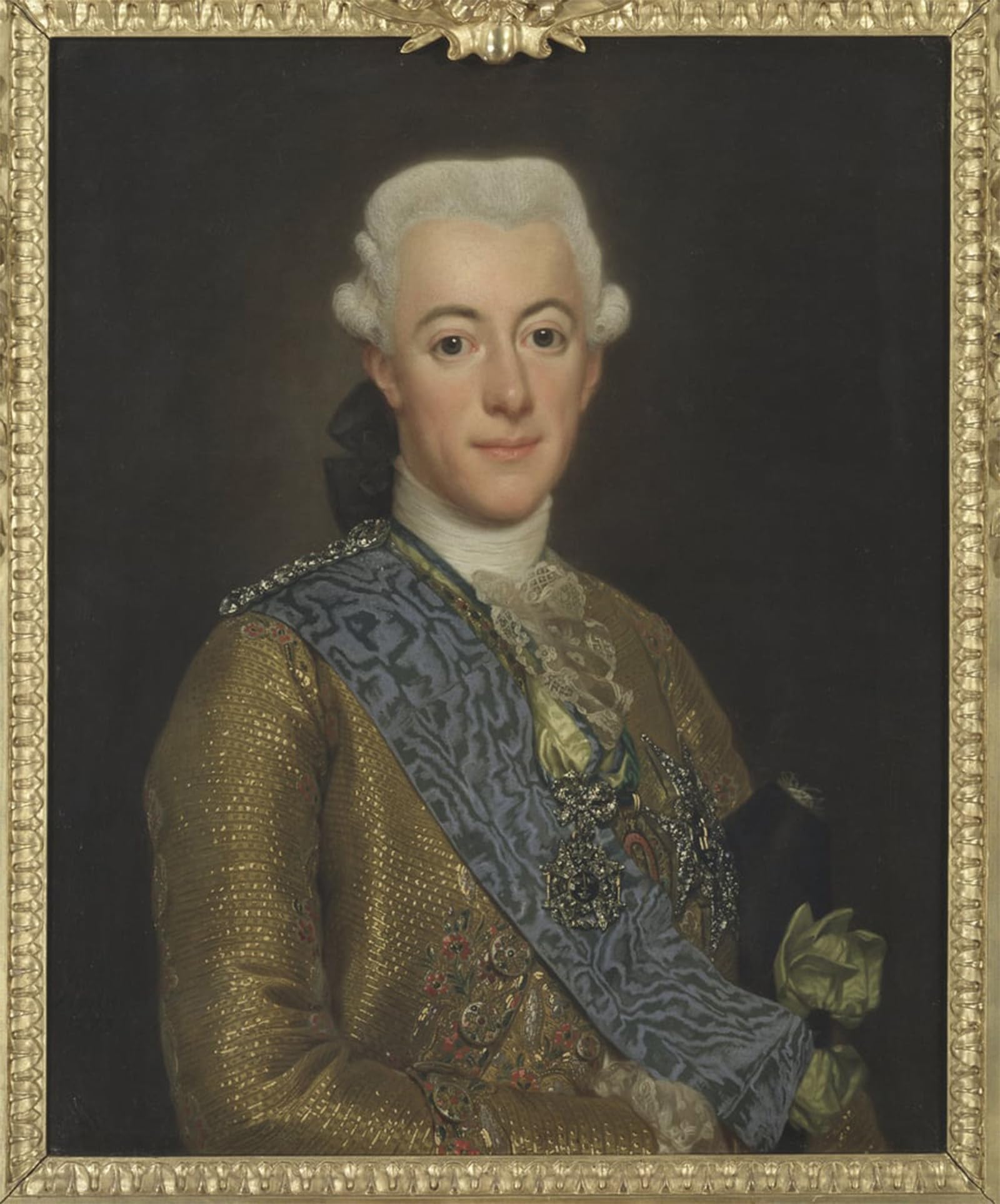 ARTXLXXBN Famous Painting Art Wall Decor Abstract Art Picture Portrait of King Gustav Iii of Sweden by Alexander Roslin Animal Pictures for Home Decor 60x90cm
