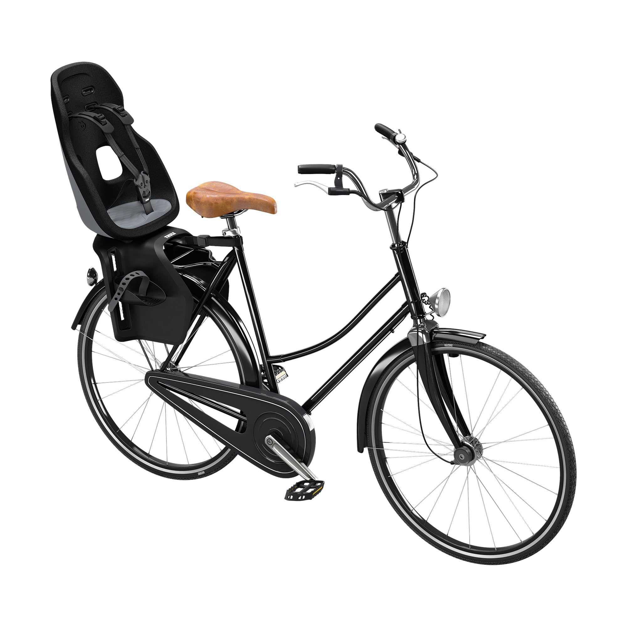 Thule Yepp Nexxt 2 Maxi Rack Mount Seggiolino Da Bici Con Fissaggio Al Portapacchi Monument gray, One-Size