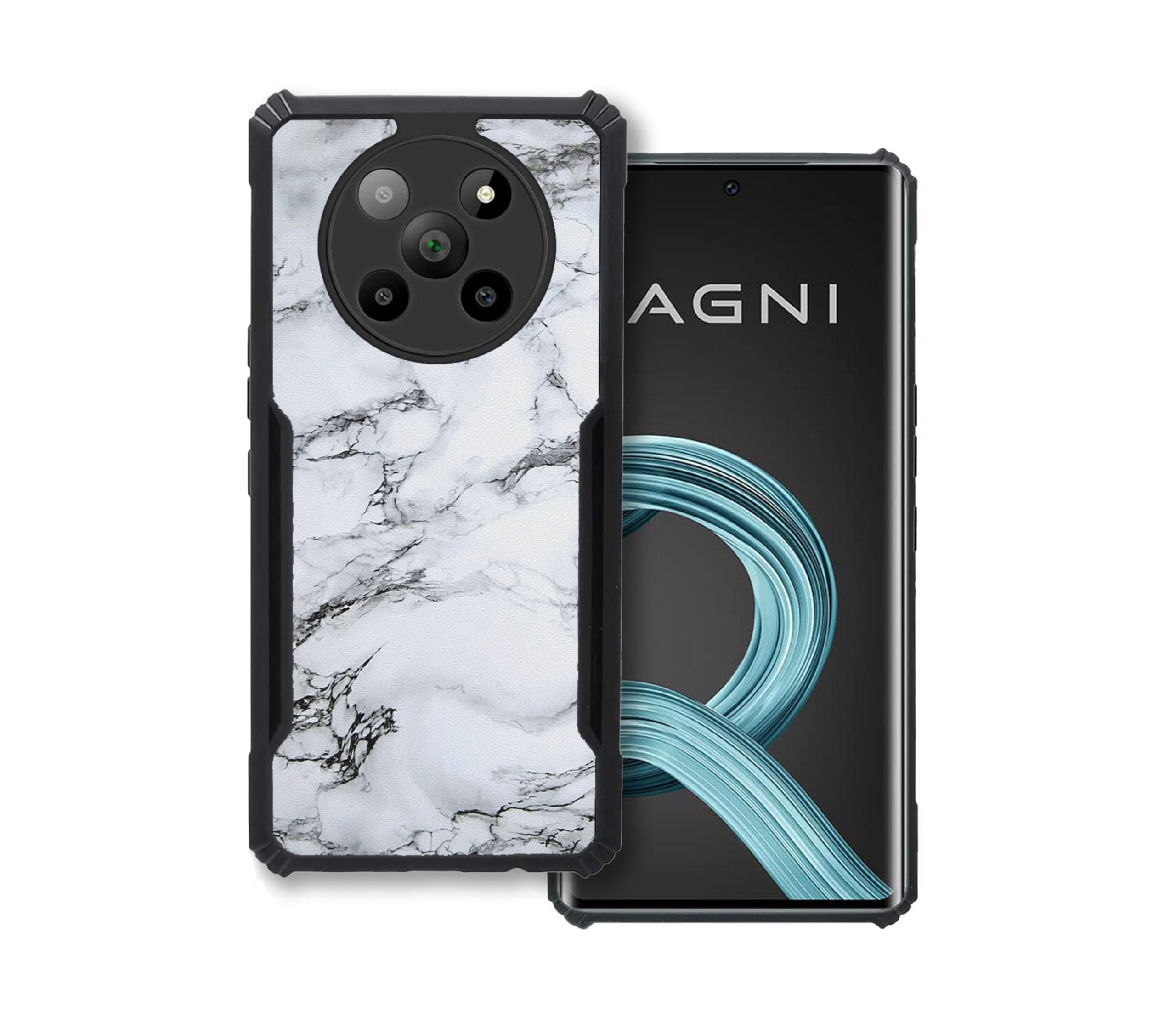 COBERTA Back Cover for Lava Agni 2 5G Back Cover Case - White Marble PT99 D11117 (B0CSXKMF7N) Amazon Price History, Amazon Price Tracker