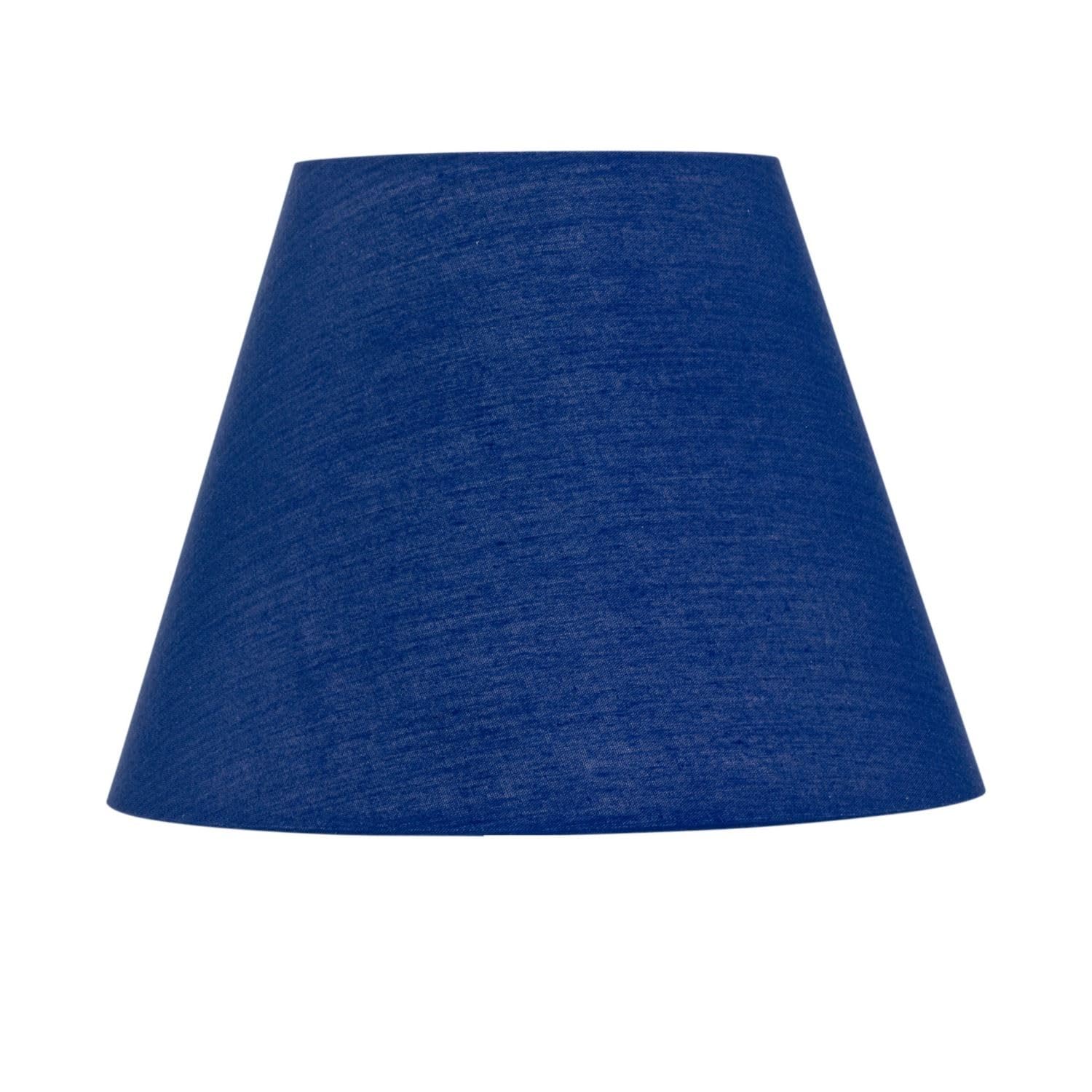 Firstchoicelighting Navy Blue Fabric Table Lamp Shade, Lampshade For Table Lamp Or Bedside Light, Diameter 20Cm