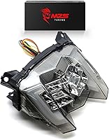 Vista 17 de MZS Luz trasera para motocicleta, LED de señal de giro integrada parpadeante humo compatible con FZ1 Fazer 2006-2015 / FZ8 2011-2013