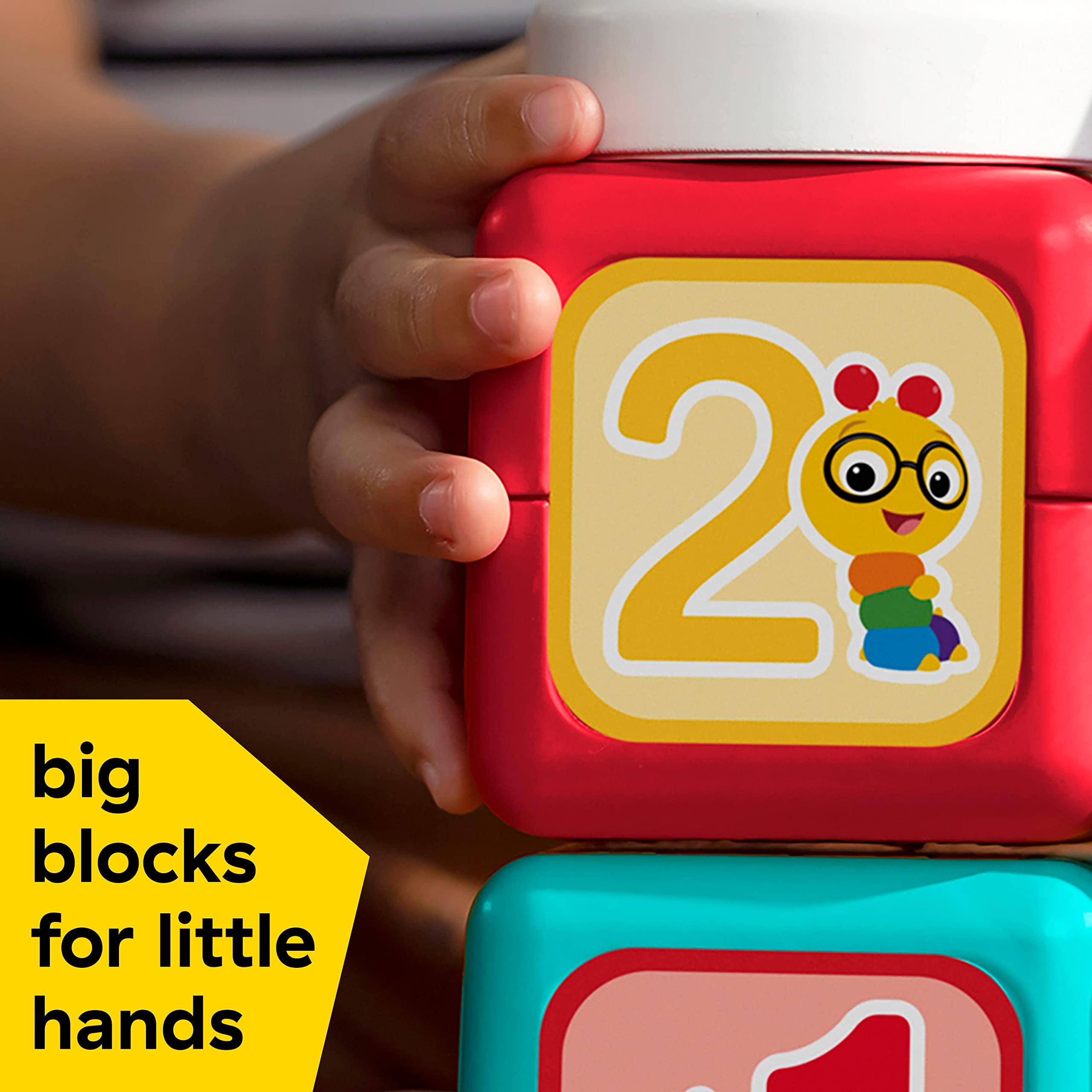 Baby Einstein Connectables Add & Stack Montessori magnetyczne bloki aktywności, w wieku od 6 miesięcy (6 sztuk), wielokolorowe, 16657