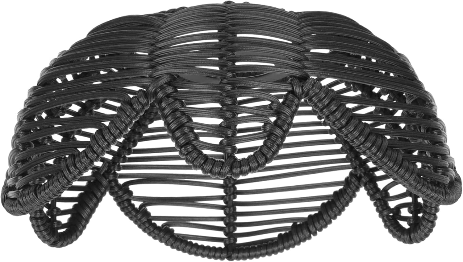 2pcs Vintage Rattan Lampshade for Pendant Lights Retro Ceiling Light Cover Woven Design Easy Installation for Dining Room Living Room and Bar Decor