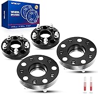 Vista 225 de KAX Espaciadores de rueda 4x4, adaptadores de espaciadores de rueda de 1" con pernos de 1/2" x20, diámetro del cubo de 59 mm, 2 piezas para Xpress