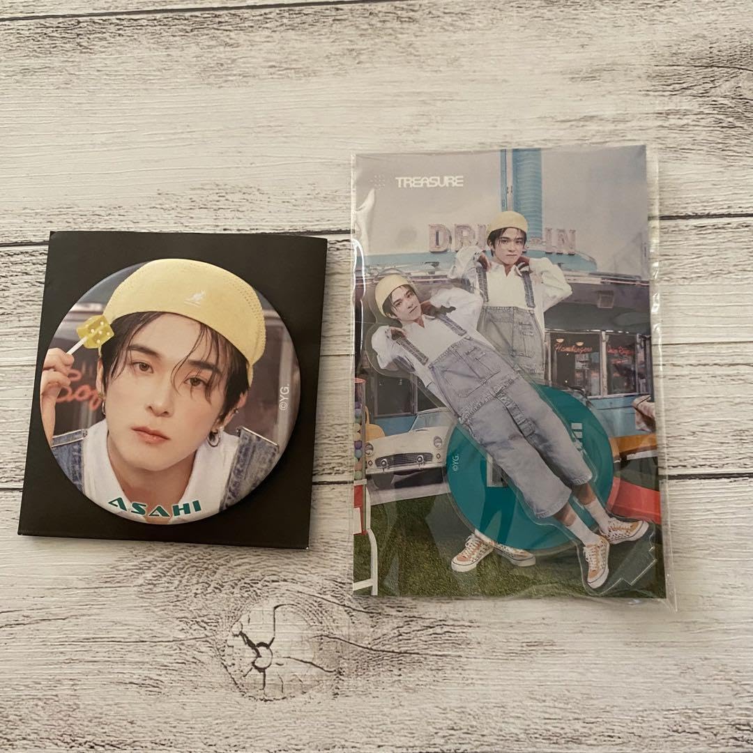 treasure アサヒ　トレカ　ドール　アクスタ　缶バッチ　アルバム treasure アサヒ トレカ ドール アクスタ 缶バッチ アルバム