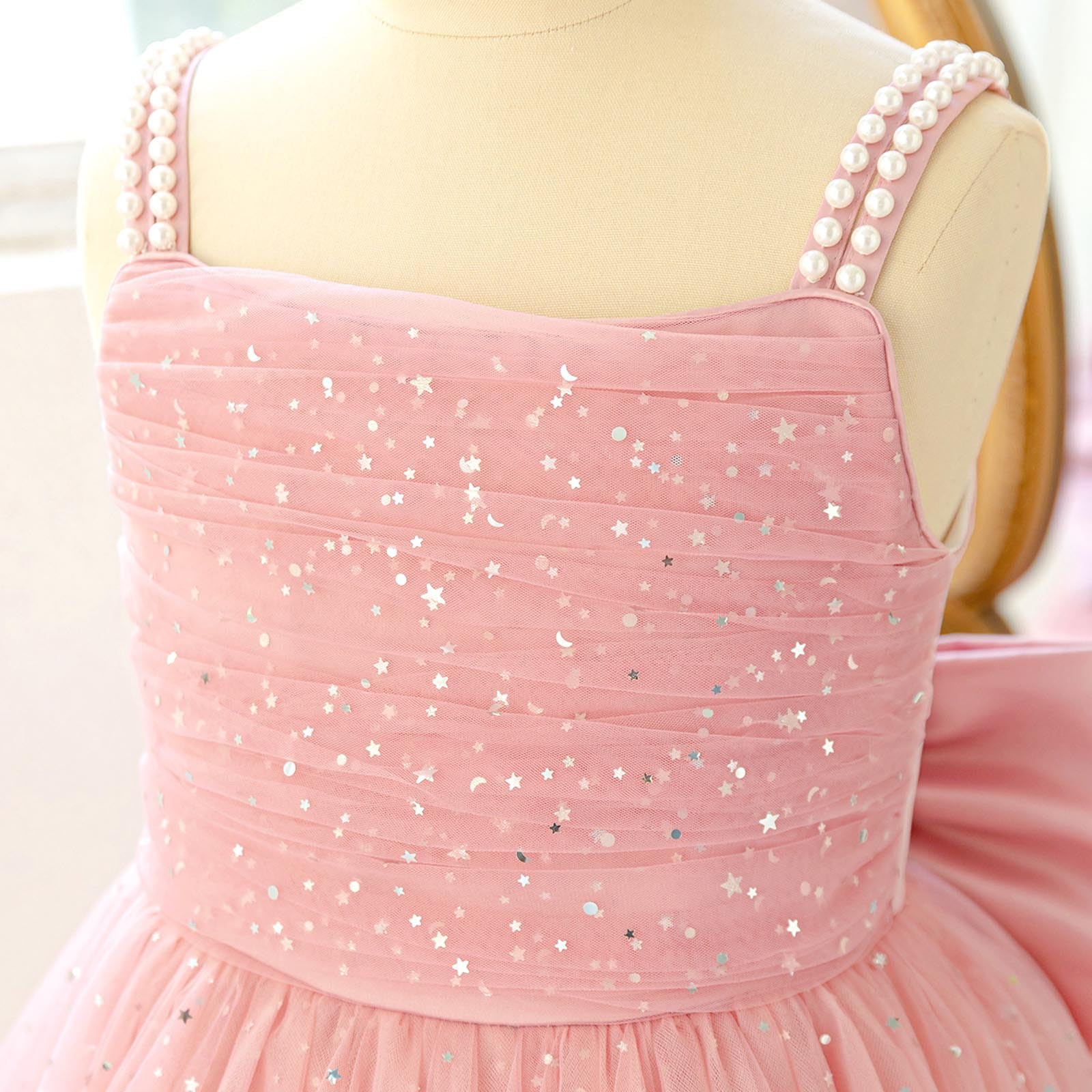 Genérico Tutu Ballet Niña Tutu Niña Falda Vestido Sin Mangas para Concursos De Belleza, Tutú Sofisticado Ideal para Fiestas Formales Y Sesiones De Fotos Profesionales