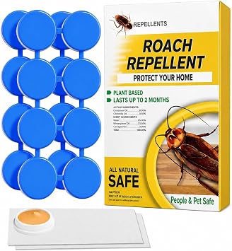 Keep Roaches Away Indoor&Outdoor,Cockroaches Away for Home Kitchen-16 Packs