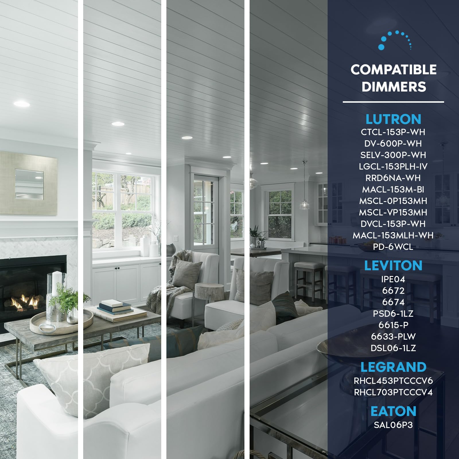 luxrite BR20 bombilla LED, 6,5 W (equivalente a 45 W), 2700 K blanco cálido, Energy Star, intensidad regulable LED foco bombilla, 460 lúmenes, UL Listed, húmedo nominal, E26 Base