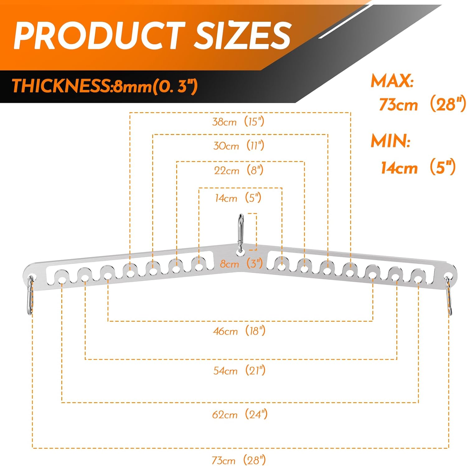 J Bryant Stainless Steel Double to Single Pulley Adaptor Plate for Cable Machine – Fitness Dual Pulley Connector with 3 Carabiners for LAT Pulldown, Triceps Pushdown, and T Bar Row Accessories
