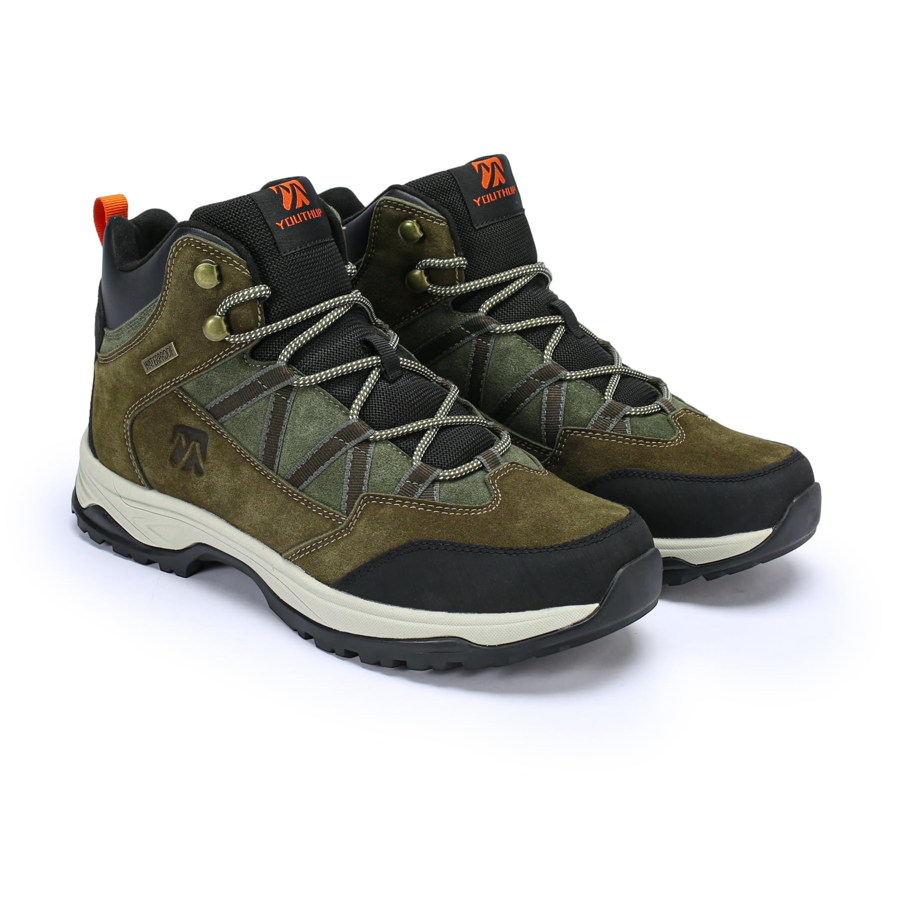 YOUTHUP Chaussures randonnée homme montantes imperméables trail outdoor