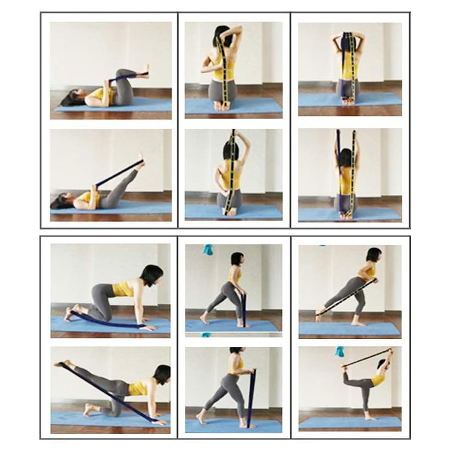 Saldi Cinghia Elastica Per Lo Stretching Dello Yoga Con Anelli A Forma - Foto 2