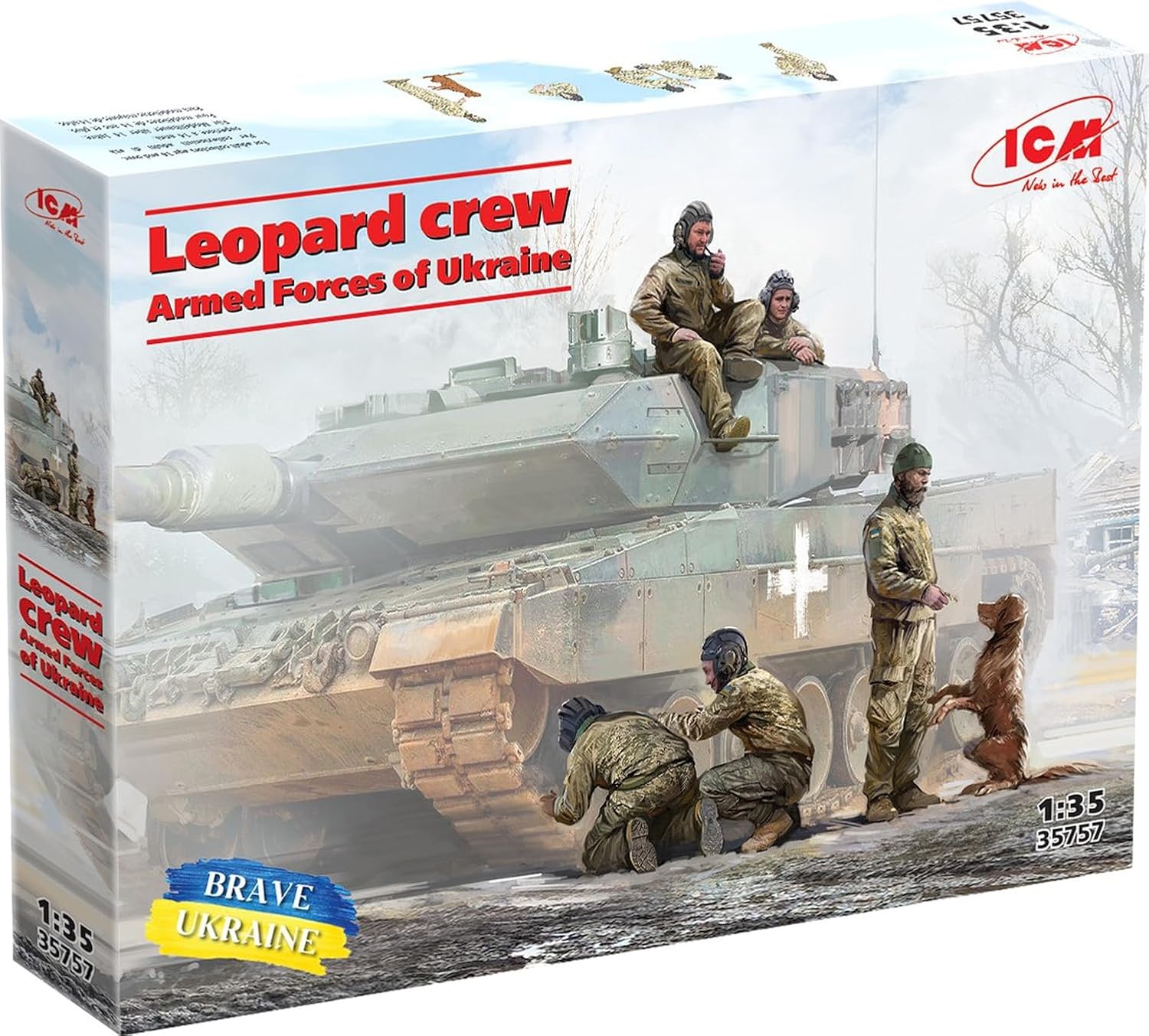 ICM 1:35 Leopard Crew Ukraine