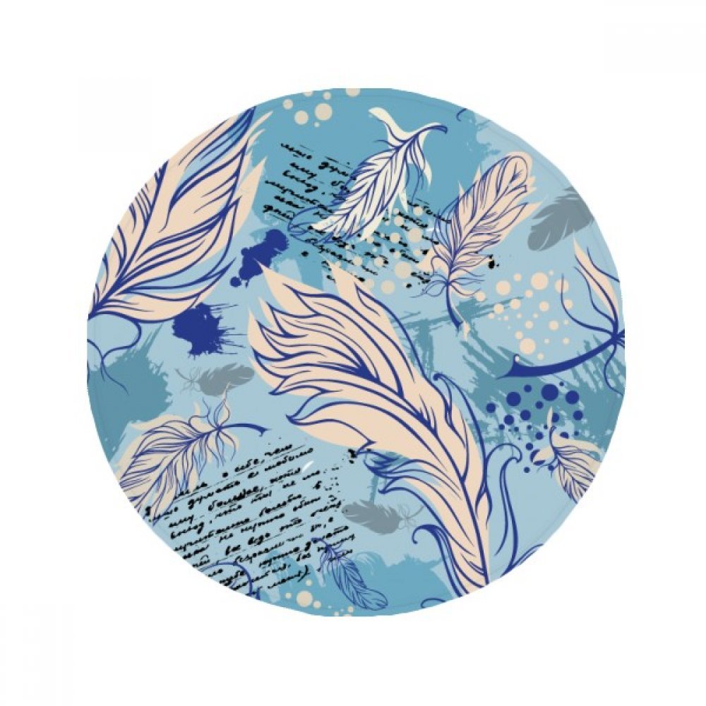 Tapis de bain rond design ocean pour une ambiance spa dans votre salon