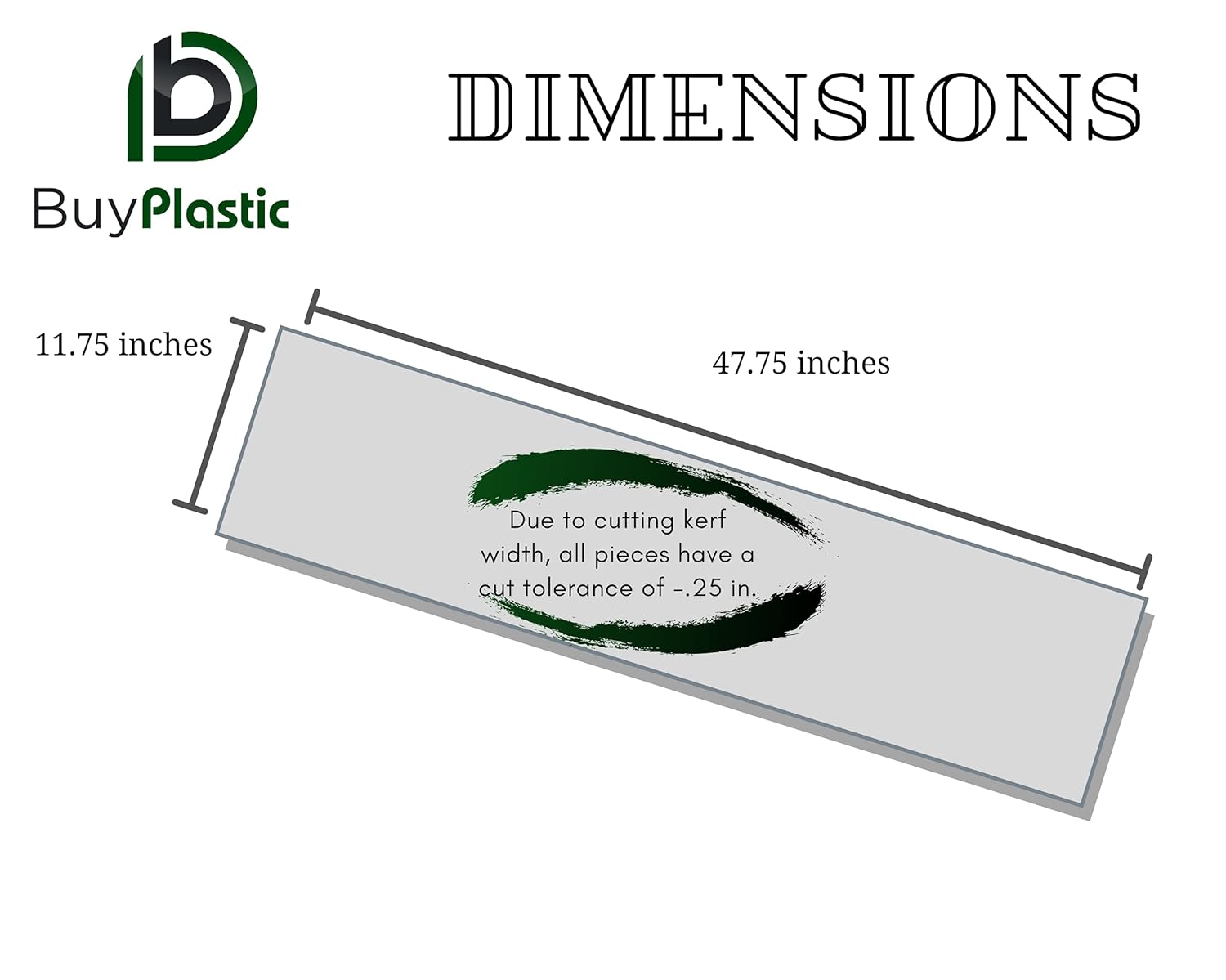 BuyPlastic King ColorCore Plastic Sheet 1/2 x 12 x Ubuy Trinidad and