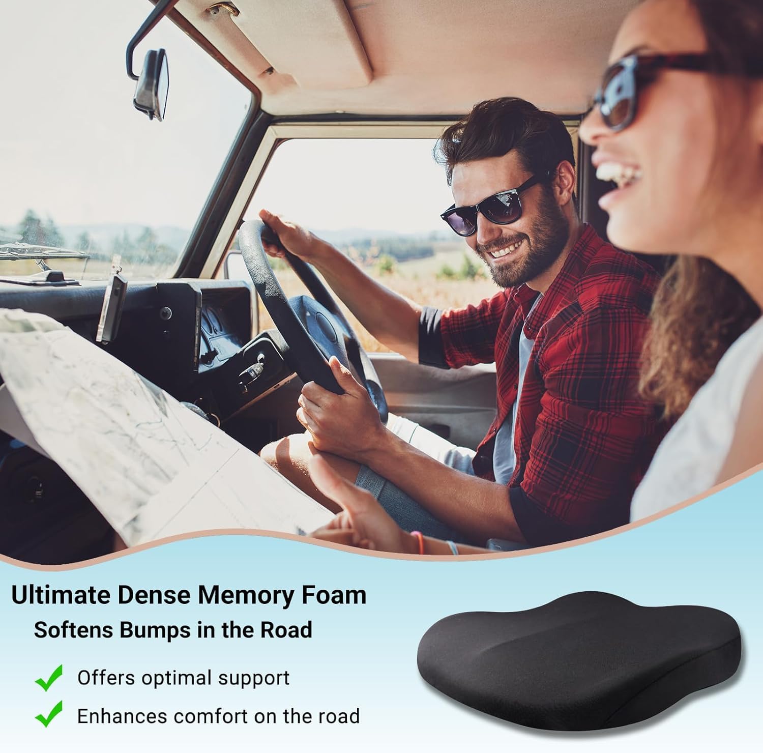 Cuscino Sedile Auto per Nissan Leaf 2018-2024 Memory