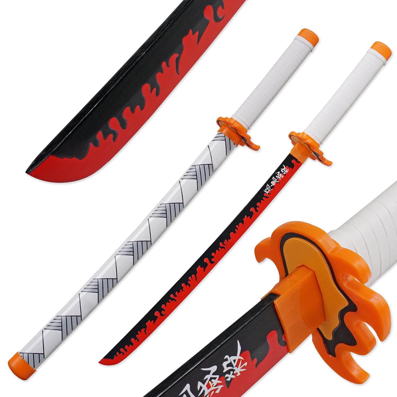 Buy Zisu Bamboo Blade Demon Slayer Katana, About 31.5 inch Overall