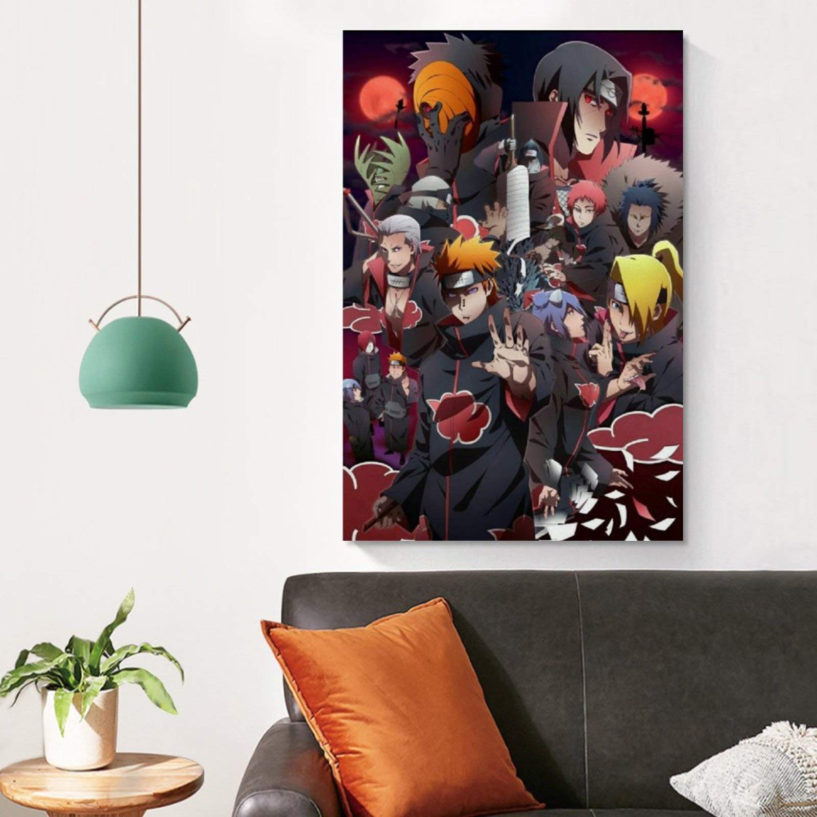 Poster Anime Naruto Pain Nagato Akatsuki sur toile et