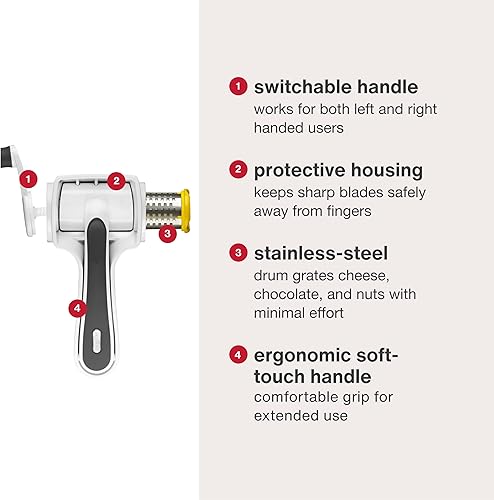Miniatura 4 de Zyliss Classic rallador de queso Rallador de queso Blanco