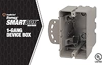 Vista 2 de Southwire MSBMMT1G Caja de dispositivo de montaje múltiple de 1 banda con profundidad ajustable; resistente 42 libras