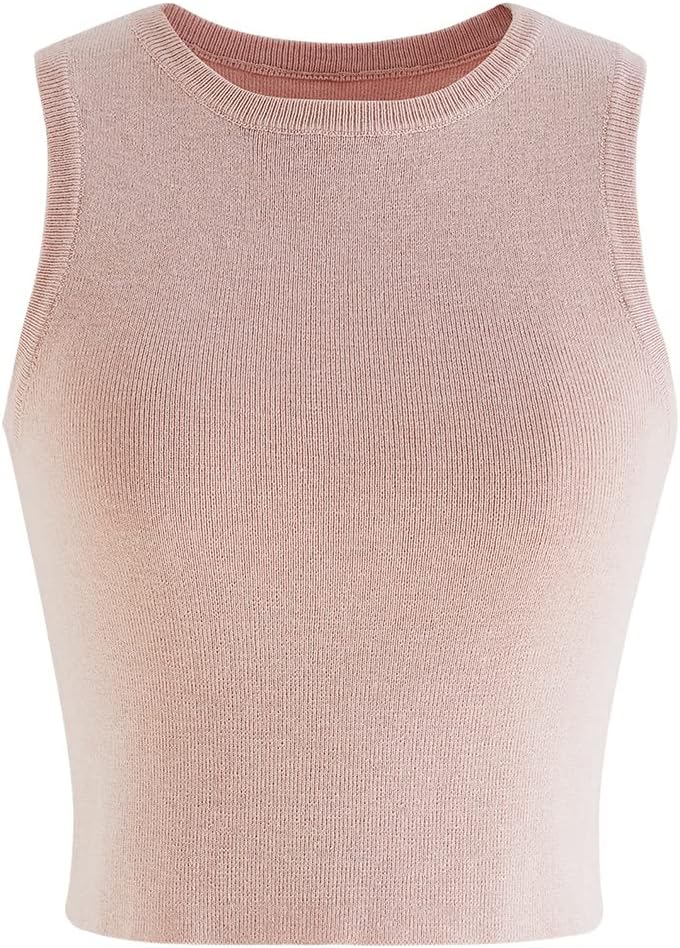 CHICWISH Women's Lithesome Comfort Knit Tank Top