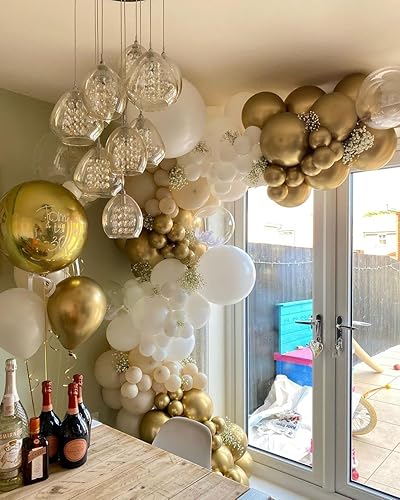 Miniatura 8 de Kelfara Kit de guirnalda de arco de globos arcoíris pastel, 5, 10, 12, 18 pulgadas, globos pastel de colores surtidos, globos macarrones de