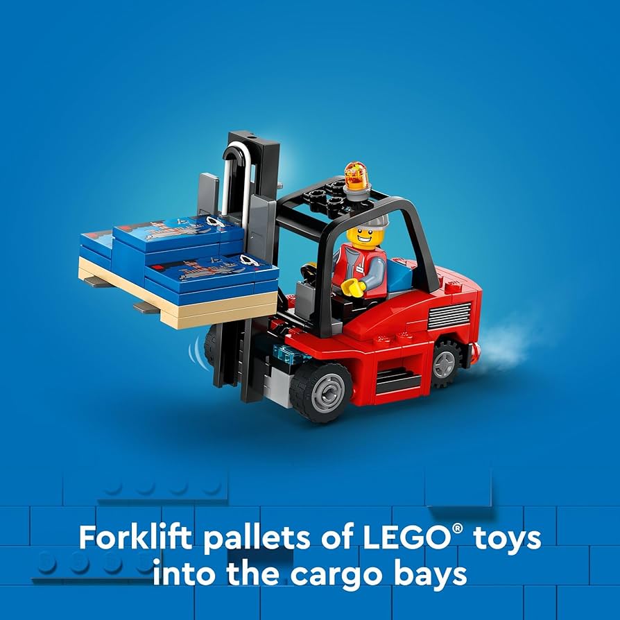 Amazon.com: LEGO City Yellow Delivery Truck Toy, Comes with