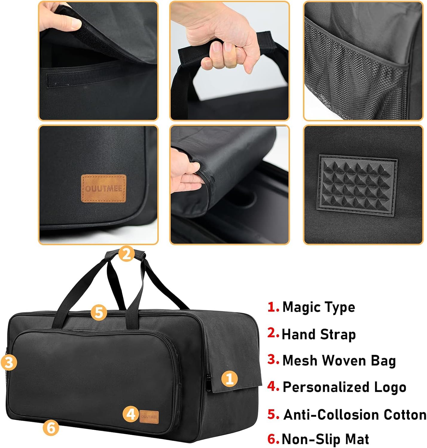 23''×12''×12'' Speaker Tote Bag Compatible with JBL Party Box 100/110/120 Multifunctional Storage Case - Image 4