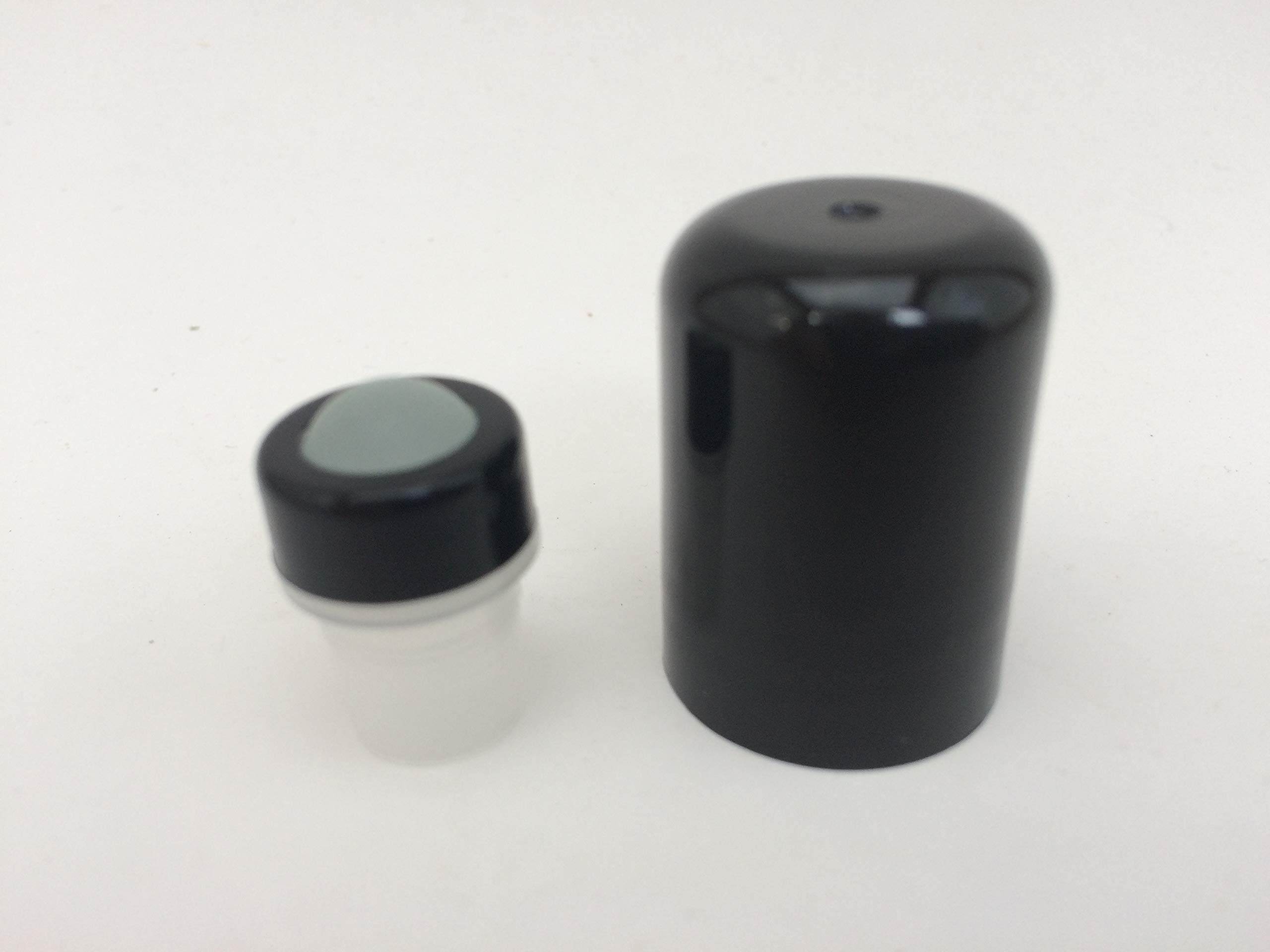 3-Part Glass Roller Tops, 8 Pack with Caps, Fits doTERRA, Young Living 5 & 15ml & Revive 10ml Bottles – Leak-Proof Design for Thinner Oils, Perfumes.