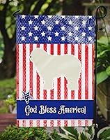 Vista 1106 de Caroline's Treasures BB4243GF Bandera de jardín con texto en inglés «Merry Christmas» con texto en inglés «Merry Christmas», bandera decorativa