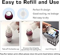 Vista 3 de Koala 522 - Botellas de repuesto de tinta compatibles con impresoras Eco-Tank ET-2800 ET-4800 ET-2720 ET-2803 ET-2760 ET-2800 ET-4700 T522, 4