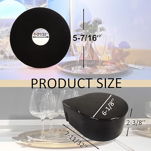 Miniatura 2 de Juego de rimmer de sal Margarita de 3 niveles, juego de rimmer de azúcar de Margarita, cortador de sal de cóctel bartesiano, herramientas de barra y