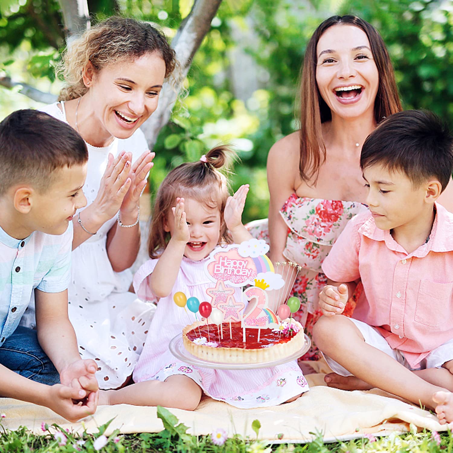 Barbie Tortendeko 9-teilig - Kuchenaufsatz Für Mädchengeburtstag