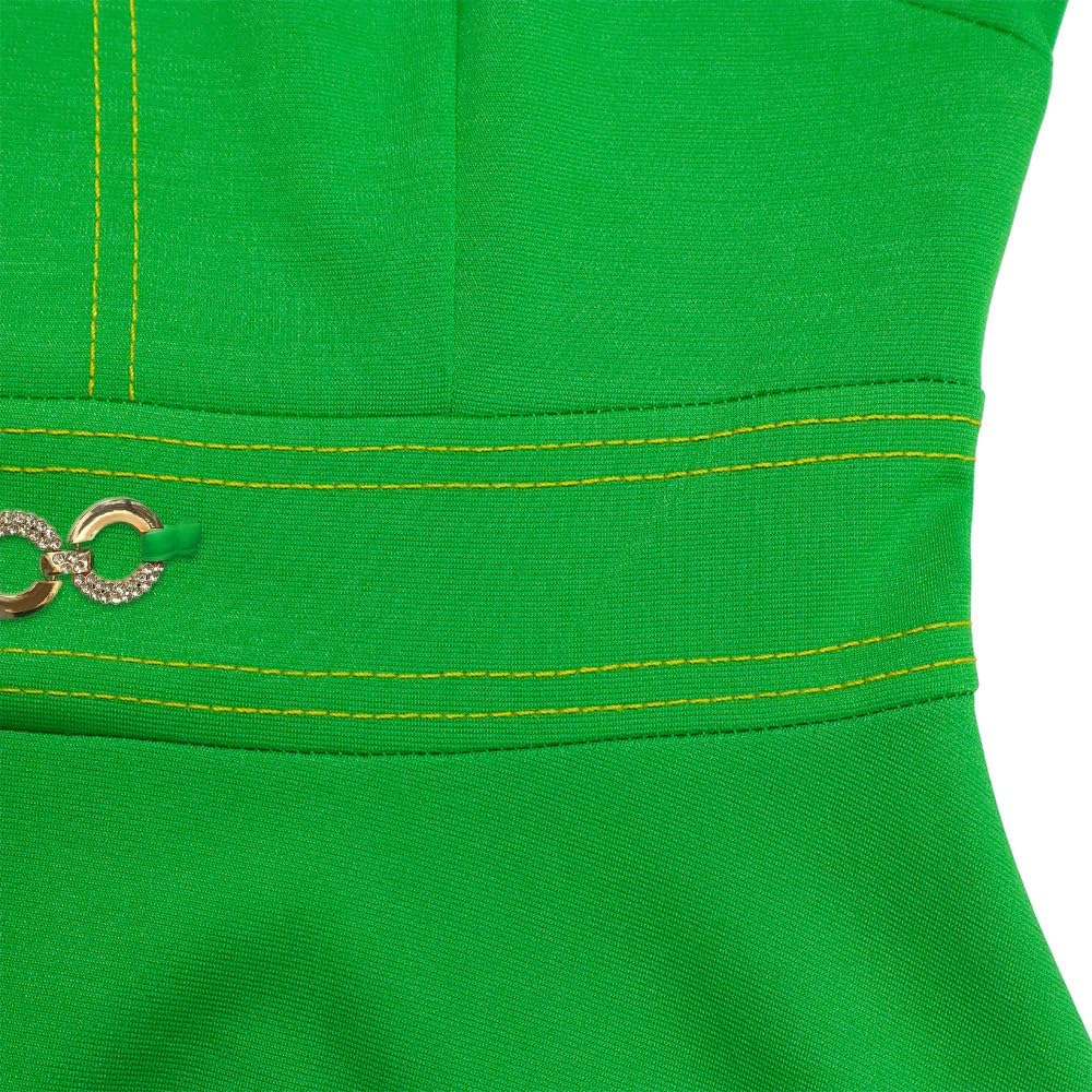 Elainone Women 3/4 Sleeve A-line Wedding Guest Dress Church Semi Formal Casual Midi Dresses for Cocktail Prom Tea Party - Image 6