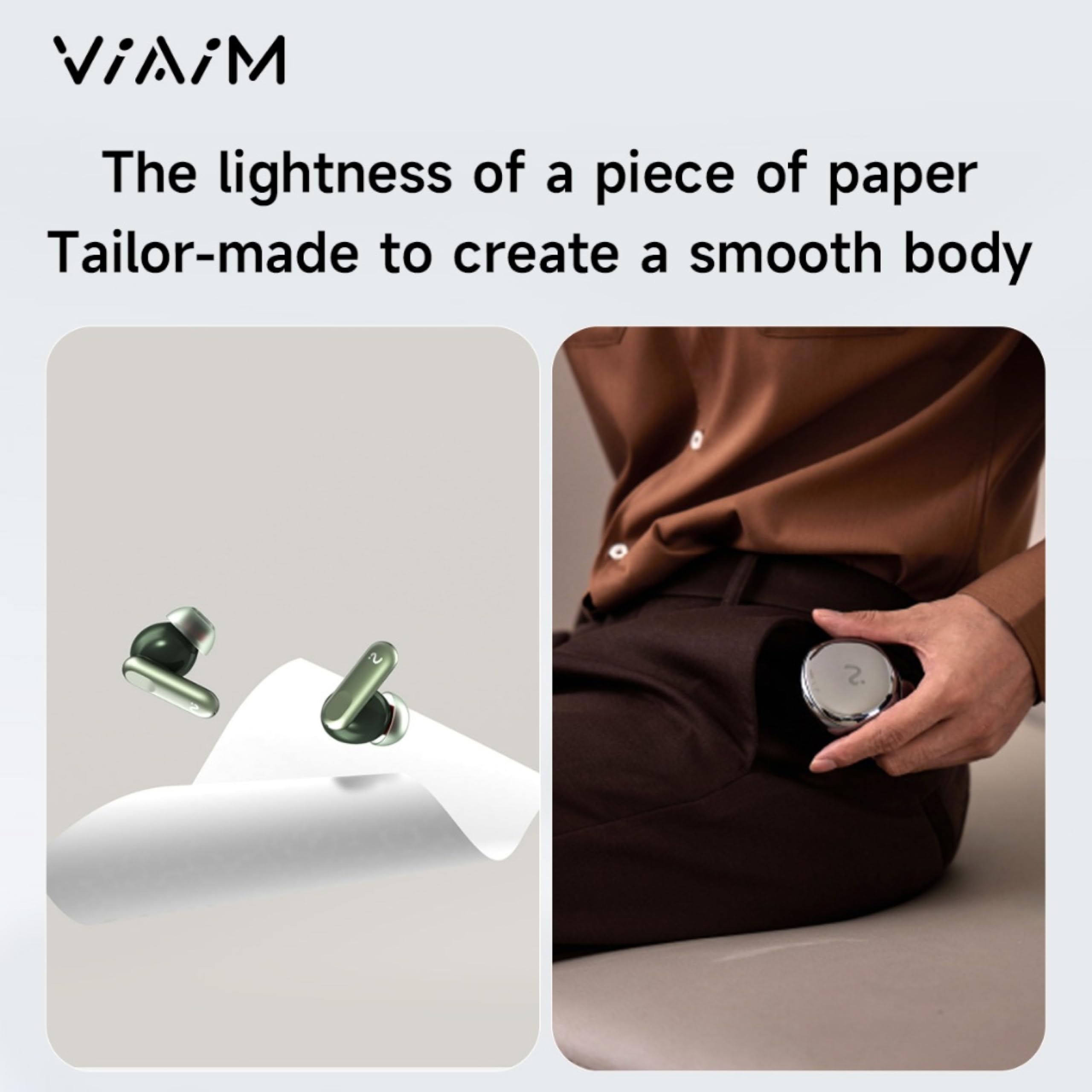 VIAIM Nano+ AI Smart Earbuds – 4-in-1 Noise Cancelling Wireless