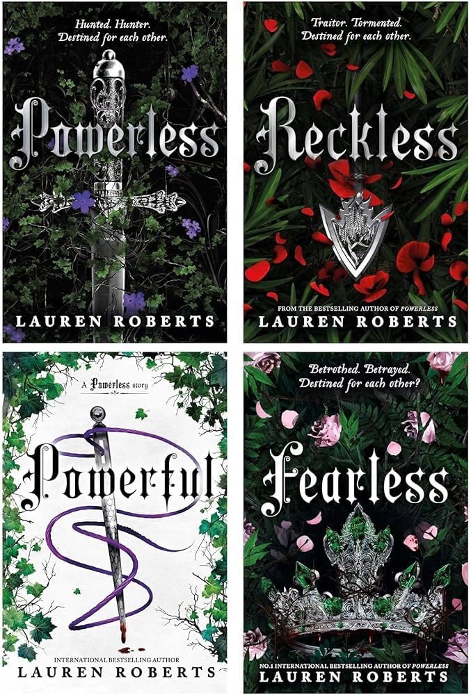 Powerful and Powerless Trilogy 4 Books Collection Set - Powerless, Reckless, Powerful, Fearless      Paperback – October 16, 2024