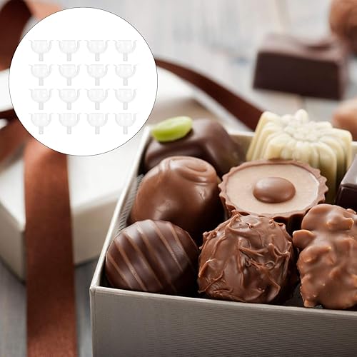 Miniatura 5 de Beavorty 36 soportes de chocolate transparente para ramo, caja de chocolate transparente, envoltorios de chocolate, soporte de embalaje de dulces