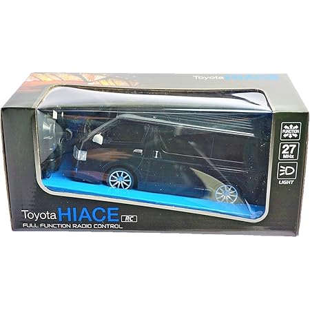 Amazon Co Jp トヨタ ハイエース ラジコン 幅9 5ｘ長さ19 高さ7 5 Black ブラック おもちゃ