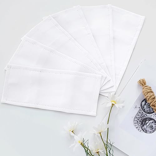 NICETOWN Banda opaca blanca para 12 ojales en cortinas de sala de estardormitoriococina, 6 paneles, cinturón de bloqueo de luz superior con pestaña