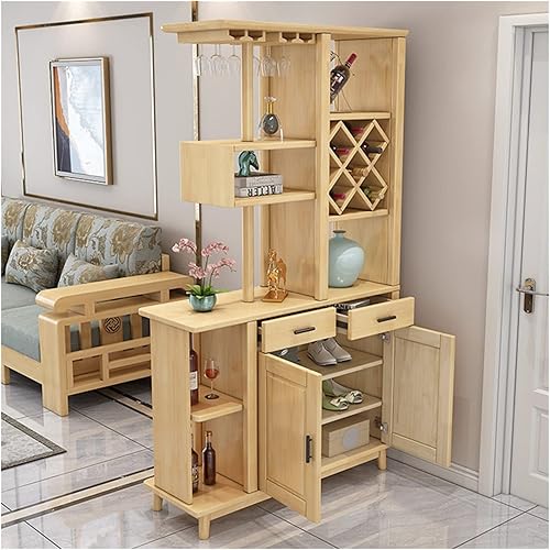 Miniatura 4 de KIZQYN Zapatero para sala de estar armario de entrada pantalla de entrada de zapato gabinete de almacenamiento de doble cara estante de zapatos para