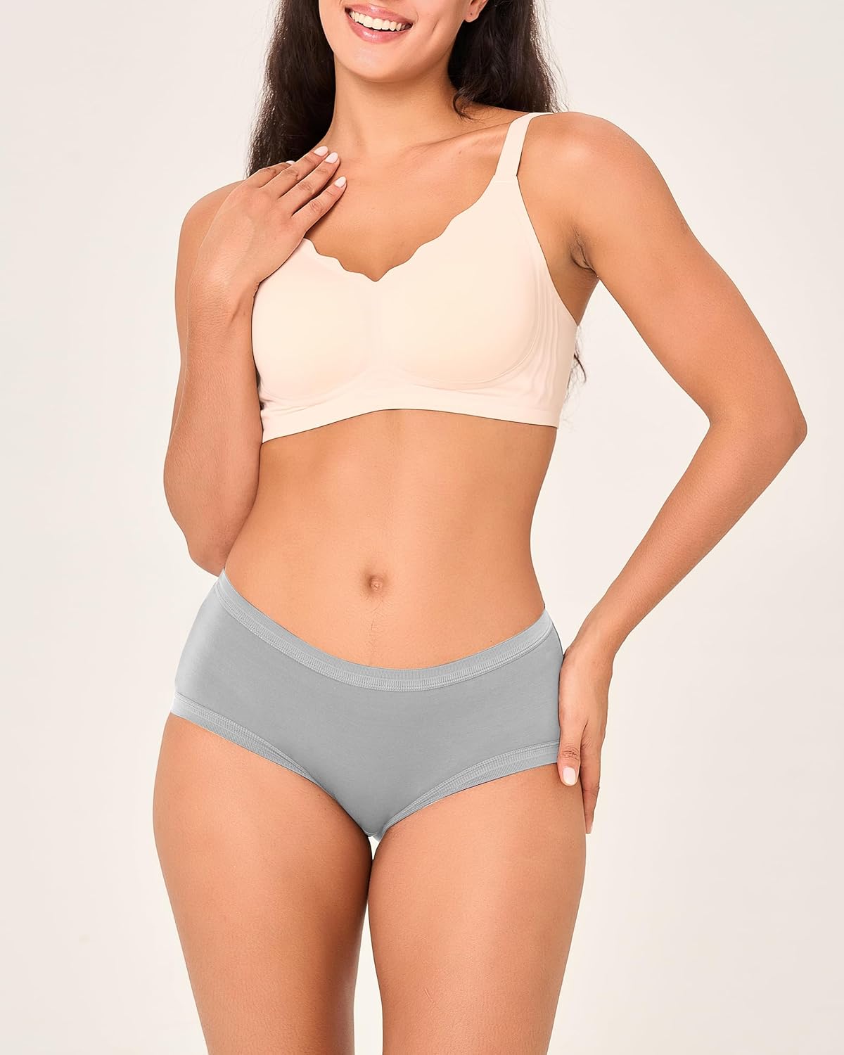 BAMBOO COOL Women's Underwear Briefs for Women Lightweight Ladies Panties Moisture-Wicking Stretchy Soft Breathable 5-pack - Image 2