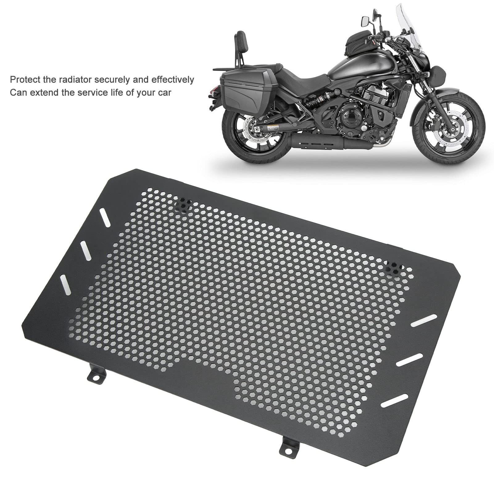 Motorcycle Phone Holder Radiator Grill Protective Cover Guards For