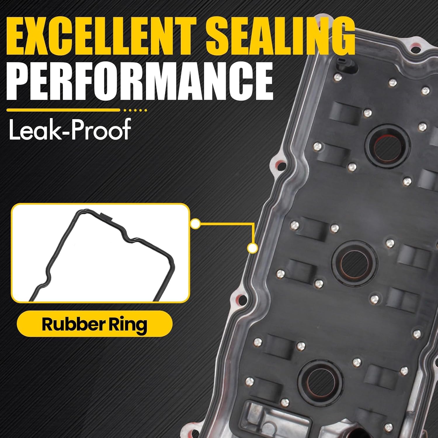 Valve Cover Set Left and Right Compatible with Nissan 350Z 2003-2008 Infiniti G35 2003-2007 FX35 2003-2008 M35 2006-2008 3.5L 13264AM600 13264AM610