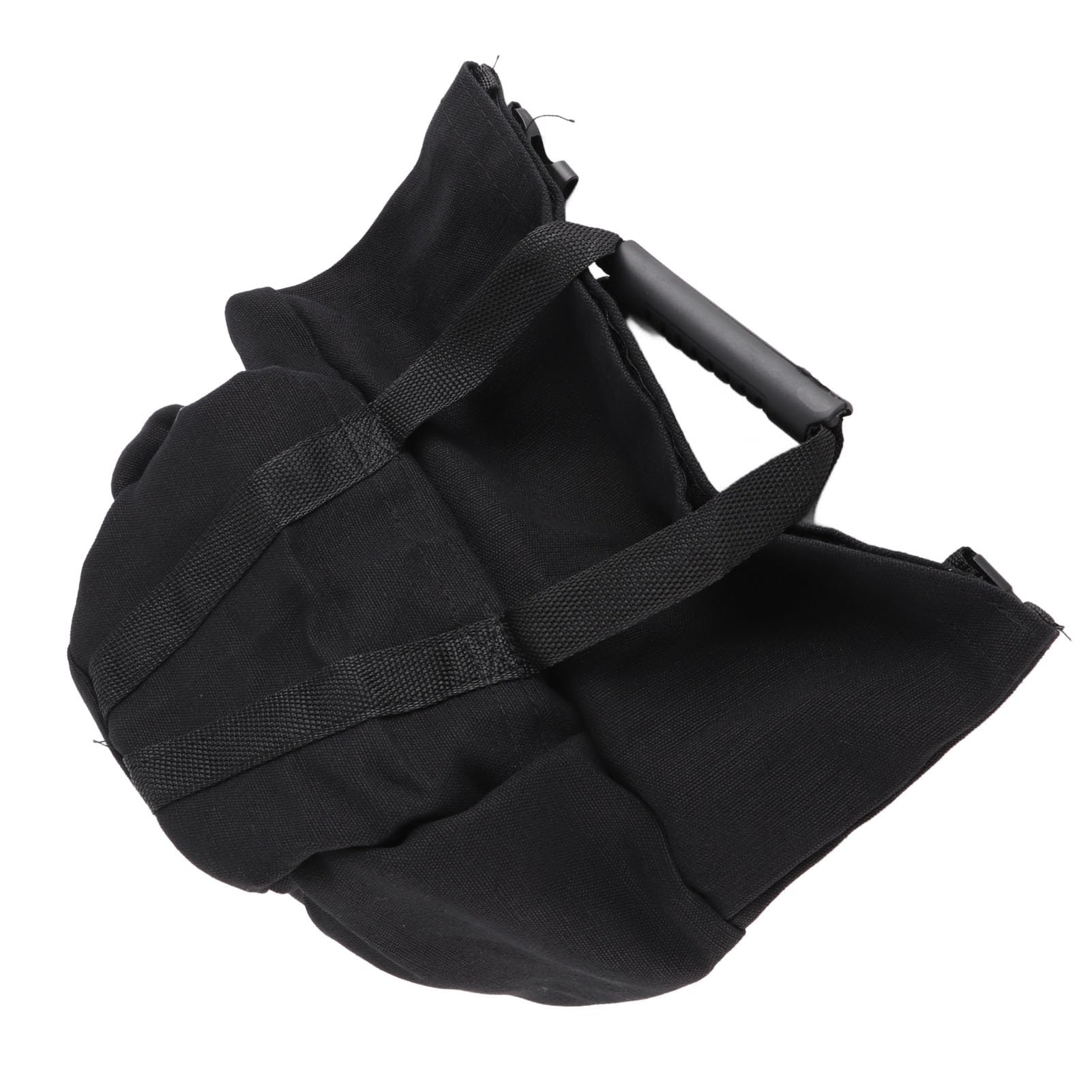 Leapiture Fitness Workout Sandbag Weightlifting Training Sandbag Empty Exercise Power Bag with Handles Stability Durability for Sport (Black)