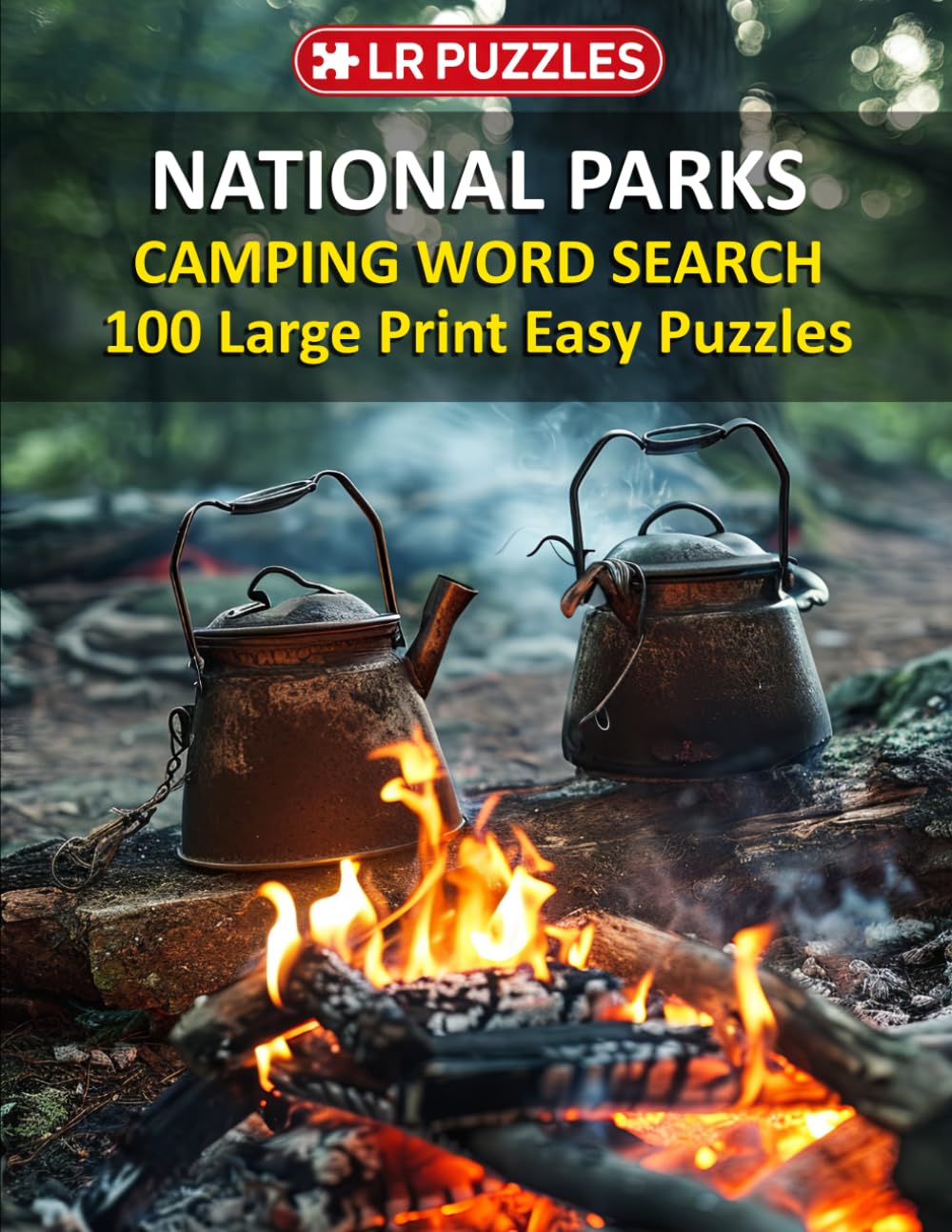 LR Puzzles: National Parks Camping Word Search: 100 Large Print Easy Puzzles (LR Puzzles Word Search)