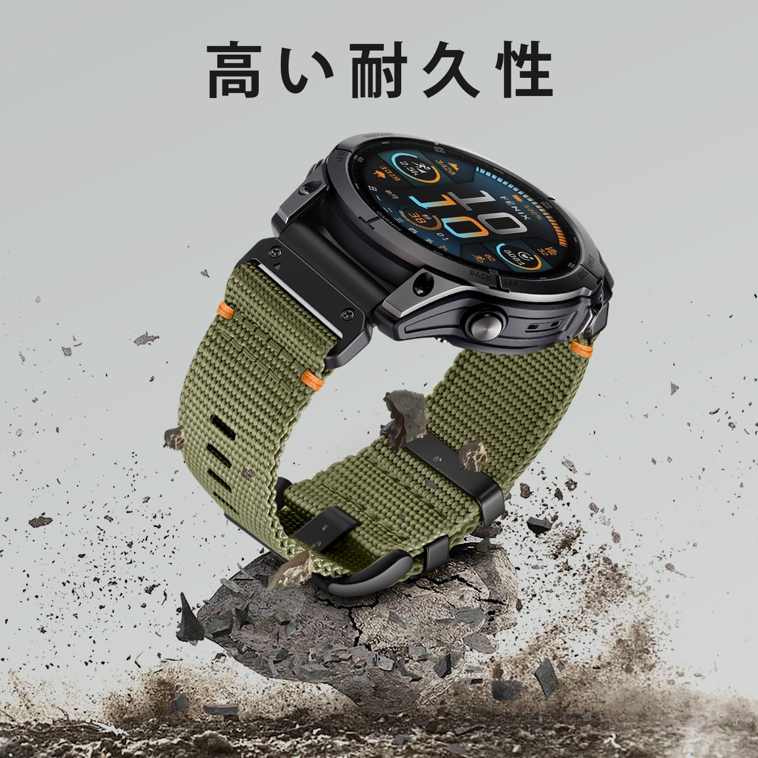 Amazon.co.jp: [Bandletic] ガーミン ベルト-26mm 交換用 高耐久