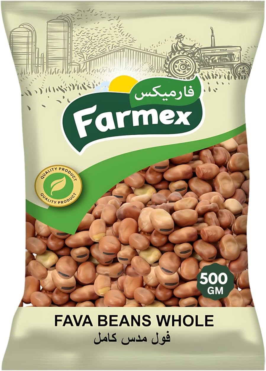 Fava Whole Beans 500g | Premium Quality Whole Fava Beans | Versatile Legume for Cooking, Salads & Traditional Dishes | Rich in Protein & Fiber | Ready to Cook | Versatile Ingredient