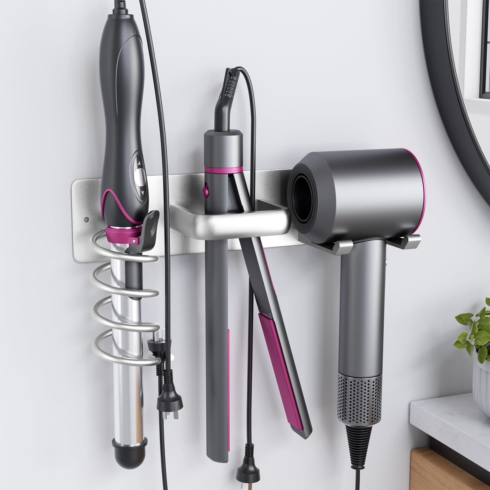 Hair Dryer Holder Curling Iron Holder Flat Iron Blow Dryer Holder