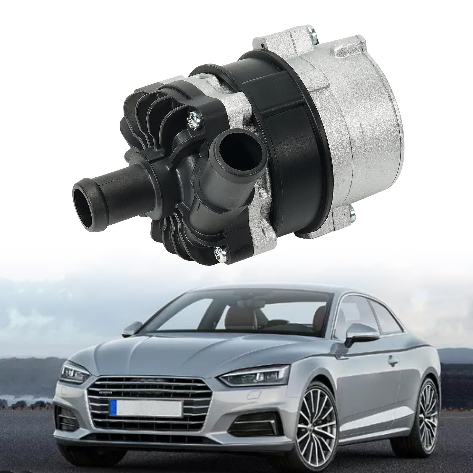 loosoo8K0965567 Electric Auxiliary Water Coolant Pump Compatible with Audi A4 A5 A6 A7 A8 Q5 Q7 Porsche Cayenne Bentley FLYING SPUR MULSANNE CONTINENTAL 2008-2024 Replace 8K0965569 7.01360.15.0