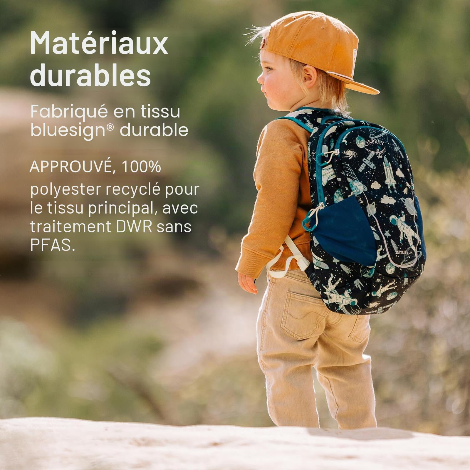 Osprey Daylite Sac quotidien junior pour enfant, 9L, Alpine Blue/Blue Flame