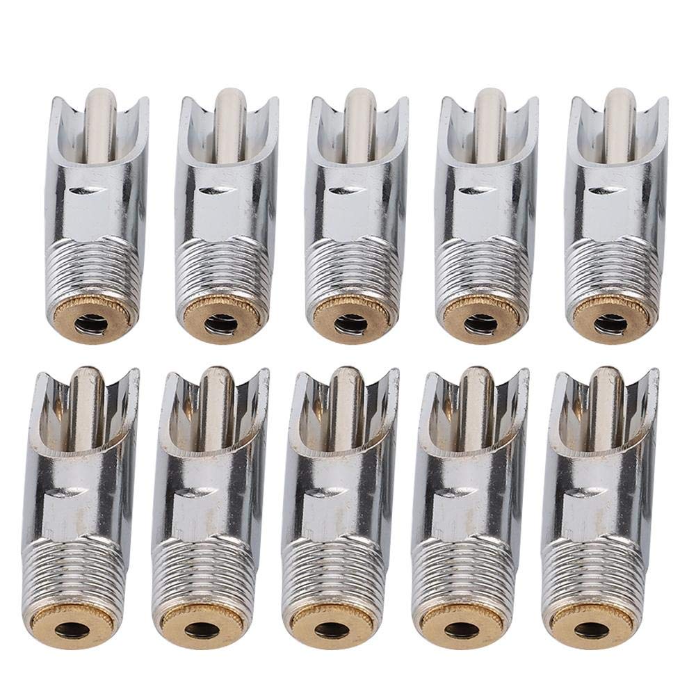 10 pièces Abreuvoir pour Porcs en Acier Inoxydable, Abreuvoirs Automatiques à TéTine avec Capuchon en cuivre Abreuvoir à Bec de Canard pour Porc bétail Animaux
